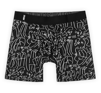 BN3TH Men's Classic Boxer Brief Underwear 3D Pouch Briefs (Brooklyn Stripe,  XL) 